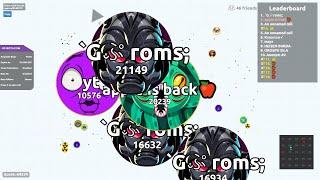 AGARIO TAKEOVER WITH BOTS #6 // OP-Bots.com