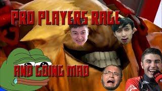 Pro players rage and going mad (Dota 2)