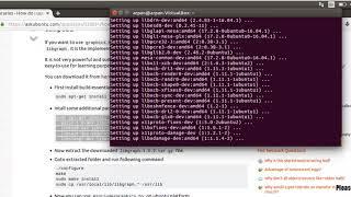 How to install and run graphics program in Ubuntu/fedora