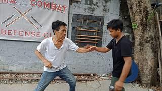 Eskrima hand to hand Combat Pedrito YLacsi and joey Villanueva
