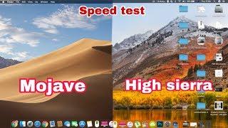 Mojave vs High Sierra on Macbook Pro 15 inch | speed test | Boot time