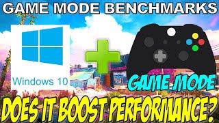 Windows 10 GAME MODE Benchmarks: Does it BOOST Performance?