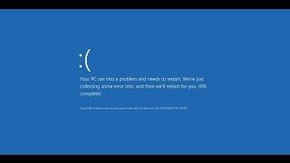 HAL INITIALIZATION FAILED ( STOP: 0x0000005C ) Blue Screen Error