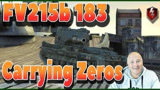 Carrying Zeros - FV215b 183 - WOT Blitz | Littlefinger on World of Tanks Blitz