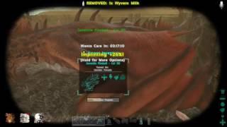 Ark Survival - Scorched Earth- How to hand-feed Wyvern milk