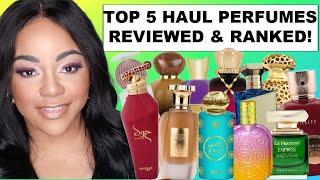 MY TOP 5 MIDDLE EASTERN PERFUMES FROM 21 FRAGRANCE HAUL | PERFUME REVIEW & RANKING | ARABIC PERFUME