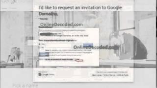 Request an invitation for Google Domains using two steps.