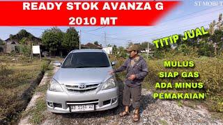 TITIP JUAL AVANZA G 2010 SILVER KONDISI BAGUS NI…!!