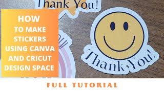 How To Make Stickers Using Canva and Cricut Design Space