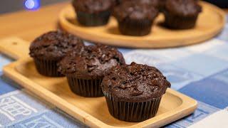 Double Chocolate Chips Muffin | Kaya Rasa Coklat