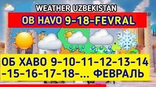 Uzbekistan! Ob havo Tashkent Fevral oyi #weather #uzbekistan #tashkent