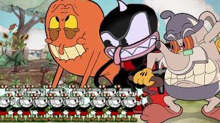 All Cuphead Fan Made Bosses VS Cuphead Army