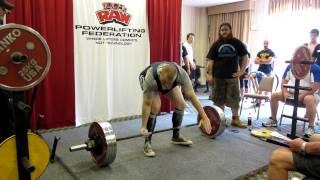 Vadim Deadlift 2nd attempt 530 100% Raw 9-22-2012