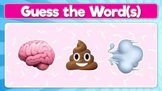 Guess the Word by the Emojis | Super Fun Emoji Puzzles | 96% FAIL 