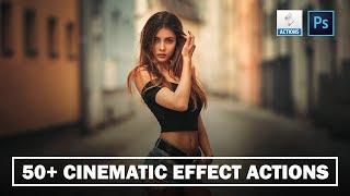50+ CINEMATIC COLOR GRADING PHOTOSHOP ACTION FREE !
