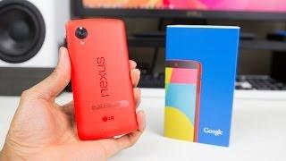 Bright Red Google Nexus 5: Hands On!