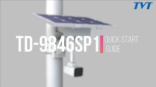 4MP Solar-powered 4G Full-Color Network Camera Quick Start Guide @TD-9846SP1