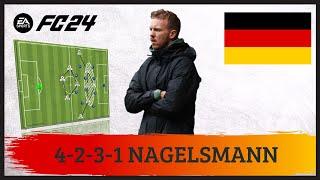 Nagelsmann 4-2-3-1 Alemania EA FC 24 |Tácticas|