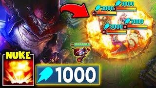 WHEN ZIGGS HITS 1000 AP, HIS ULT BECOMES A LITERAL NUKE! (ONE SHOT EVERYTHING)