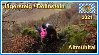 Wanderung entlang dem Jägersteig bei Dollnstein | Altmühltal 2021