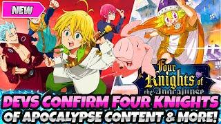 *BREAKING NEWS* IMPORTANT INFO FOR THE FUTURE OF 7DS GRAND CROSS! FOUR KNIGHTS OF APOCALYPSE CONTENT