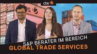 SAP Berater im Bereich Global Trade Services | Karriere in der Unternehmensberatung | cbs