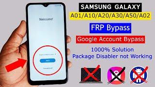 Samsung Galaxy A01/A02/A10/A20/A30/A50 Frp Bypass | Remove Forgotten Google Account | FRP Unlock