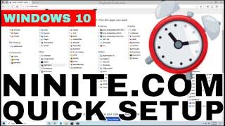 Setup A New Windows 10 Computer Quickly And Correctly With Ninite