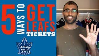 HOW TO GET TORONTO MAPLE LEAFS TICKETS - 5 TIPS