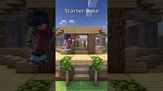 Minecraft Starter Base Part 2 #shorts #minecraft #minecraftbuilds