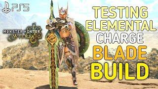 Testing Charge Blade Build MONSTER HUNTER WILDS Charge Blade Build | PS5 MH Wilds Charge Blade Build