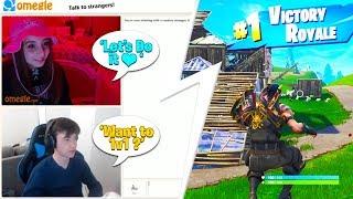 Asking People on OMEGLE to 1v1 me in Fortnite #3!