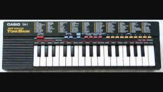 Wham - Wake Me Up Before You Go - Casio SA 20 Demo!!!