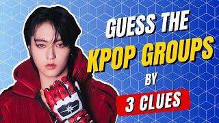 KPOP GAME | GUESS THE KPOP GROUPS BY THE 3 CLUES