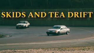 Skids and Tea Drift 2025 // Ford Sierra 90s vibe