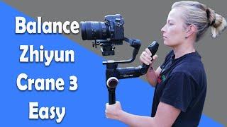 BALANCE ZHIYUN CRANE 3 LAB EASIEST WAY #violethenning