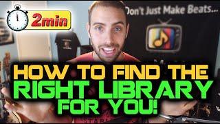 How To Find The Right Music Library For You! [In 2 Minutes!]