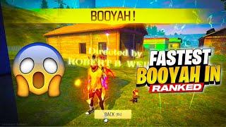 Fastest Booyah In BR Ranked - Grandmaster Region Top Gameplay - Garena Free Fire