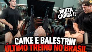 CAIKE PRO E BALESTRIN - ÚLTIMO TREINO NO BRASIL !!!!