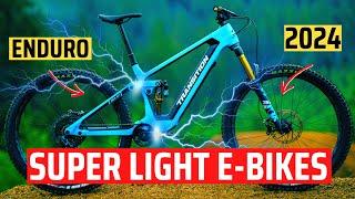 TOP 10 BEST SUPER LIGHT ENDURO E-MTB 2024 - ELECTRIC MOUNTAIN BIKE BUYERS GUIDE -E-BIKE