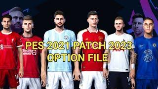 PES 2021 PATCH 2023 OPTION FILE 2023-2024 SP21 4.5 Easy Install