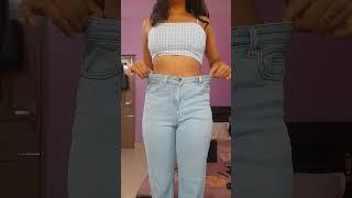 How to size down waist of jeans! #hacks #sewing #fashion #shorts #girl #fashion #cute #diy #craft