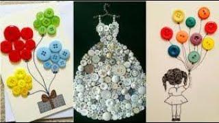 Recycled Button Crafts Ideas - Easy DIY Button Projects