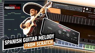 How To Make UNIQUE Spanish Guitar Melodies | Spanish Guitar Melody Tutorial in FL Studio *FREE MIDI*