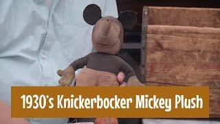 Disney Mickey Mouse Charlotte Clark Plush History 1930s Knickerbocker Doll  | Out of the Collection