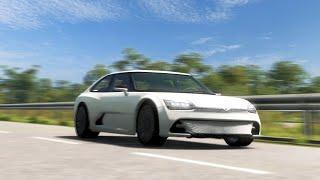 Cruising With The First Electric Car In BeamNG