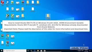 Oracle JDK 17 Zip Installation on Windows 10 with JAVA_HOME Environment Variable | Java 17 install