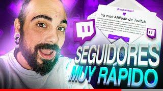 Cómo GANAR SEGUIDORES EN TWITCH Y CONSEGUIR EL AFILIADO - 2023