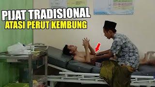 PIJAT PERUT BAGIAN BAWAH - PIJAT PERUT TRADISIONAL JAWA PALING SAKIT - ATASI PERUT KEMBUNG