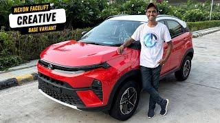 2023 Nexon Facelift Creative Variant  New Tata Nexon Creative - Base Variant Features & Review 